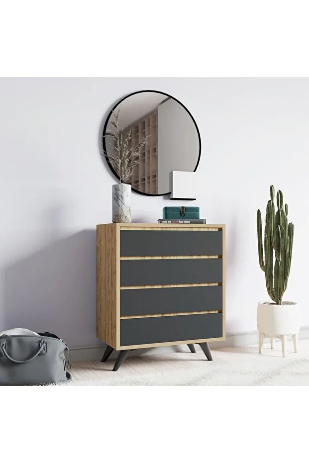 Suvera 4 Çekmeceli Şifonyer Beyaz